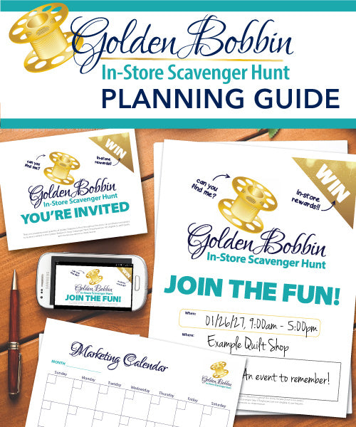 Golden Bobbin, In-Store Scavenger Hunt