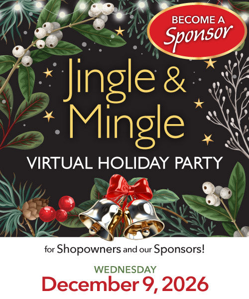 Sponsor FabShop's Jingle & Mingle Virtual Holiday Party | December 9, 2026