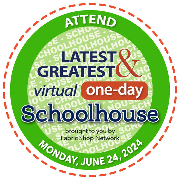 Attend FabShop's Virtual Schoolhouse Event - June 24, 2024