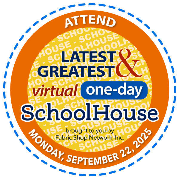Attend FabShop's Virtual Schoolhouse Event - September 22, 2025
