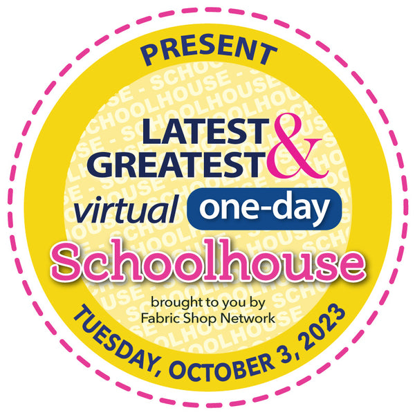Call to Present at FabShop's Virtual Schoolhouse Event - October 3, 2023