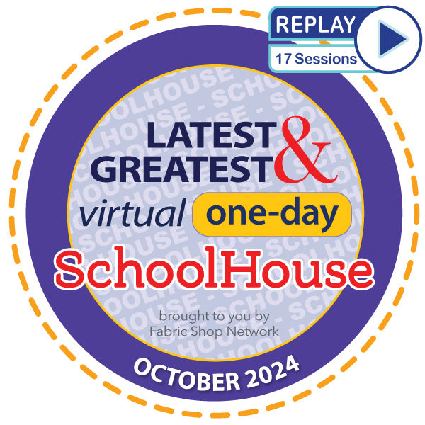 Replay FabShop's Virtual Schoolhouse - October 2024 Edition