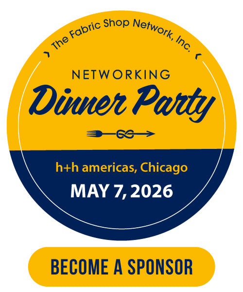Sponsor FabShop’s Networking Dinner Party - May 2026