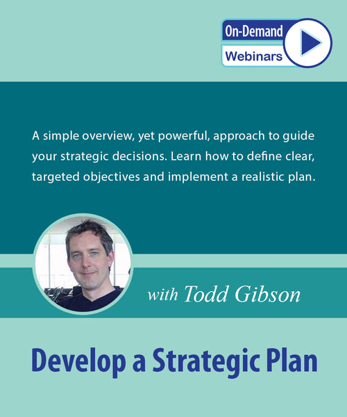 Develop A Strategic Plan