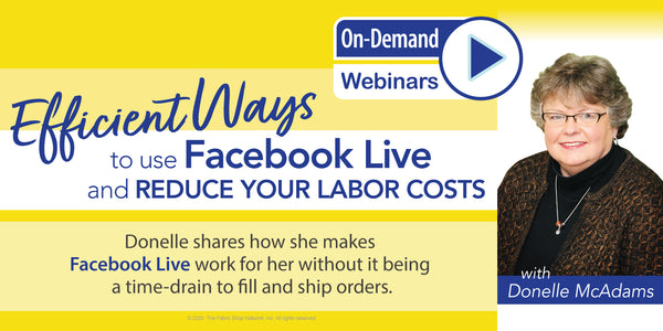 EFFICIENT WAYS to do Facebook Live & REDUCE your labor costs