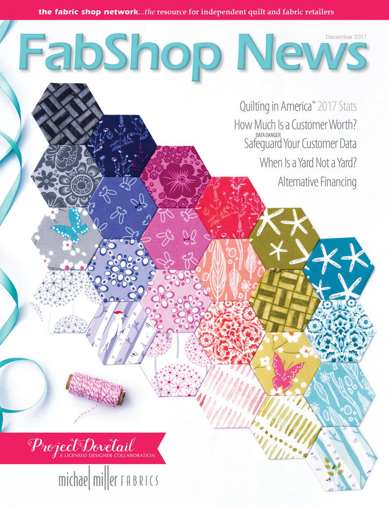 Advertisers 3x - FabShop News December 2017 Issue 121
