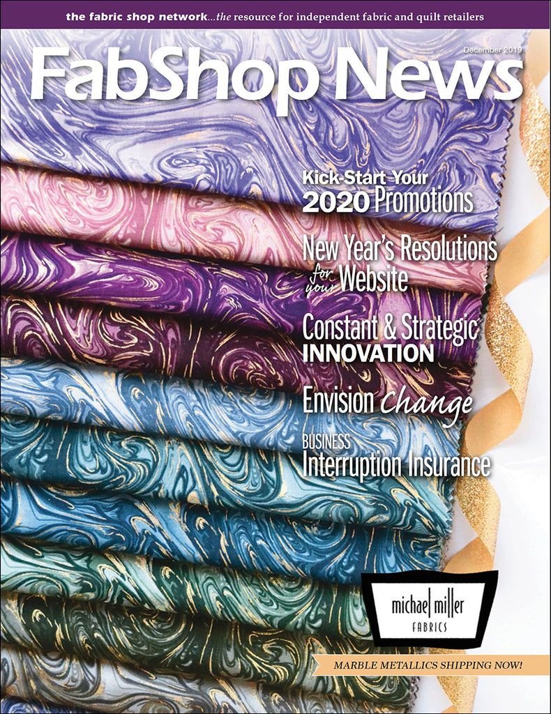 Advertisers 6x - FabShop News December 2019 Issue 133